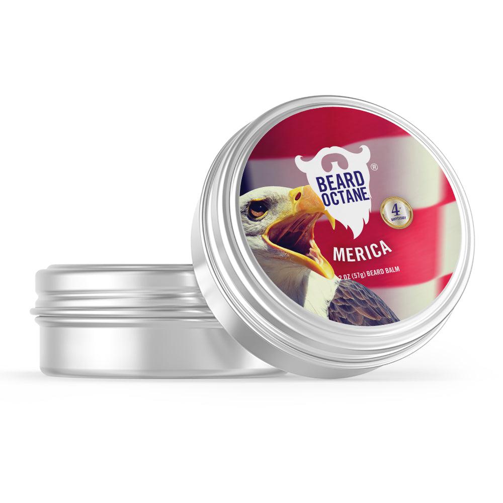 Beard Octane Merica Beard Balm 57g - Cedar, Leather, Apple & Musk