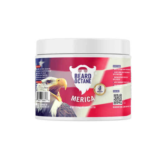 Beard Octane Merica Beard Butta 114g - Cedar, Leather, Apples & Musk